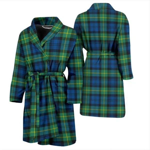 ScotClans Gordon Ancient Bathrobe, Men Tartan Plaid Bathrobe - Image 3