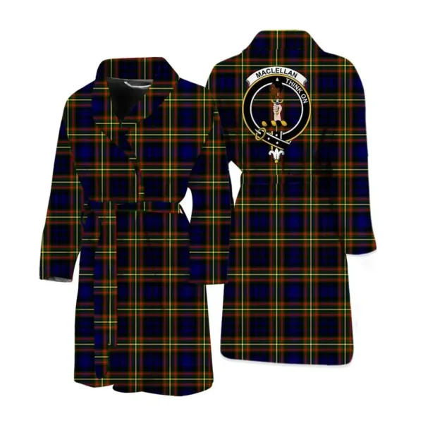 ScotClans MacLellan Men Bathrobe - MacLellan Bathrobe Badge