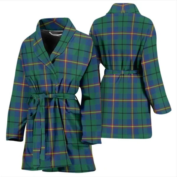 ScotClans Carmichael Ancient Bathrobe, Women Tartan Plaid Bathrobe - Image 3