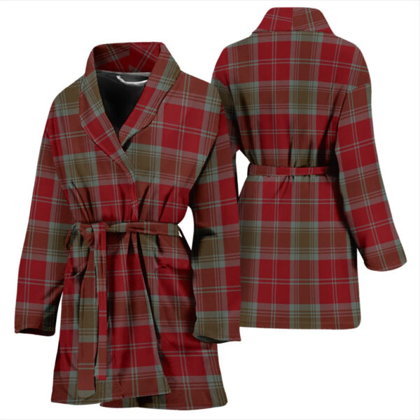 ScotClans Lindsay Weathered Bathrobe, Women Tartan Plaid Bathrobe - Image 3