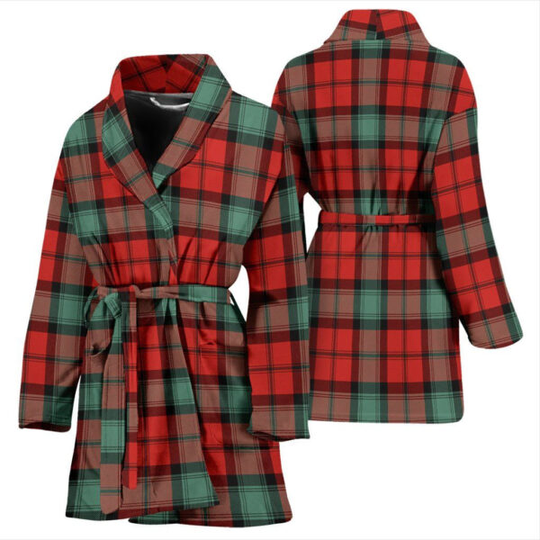 ScotClans Kerr Ancient Bathrobe, Women Tartan Plaid Bathrobe - Image 3