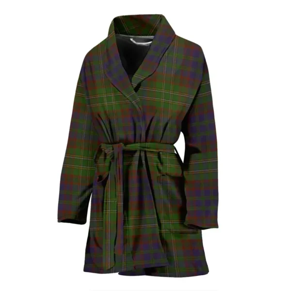 ScotClans Cunningham Hunting Modern Bathrobe, Women Tartan Plaid Bathrobe