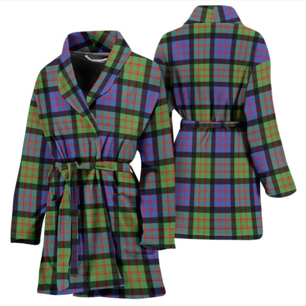 ScotClans MacDonald Ancient Bathrobe, Women Tartan Plaid Bathrobe - Image 3