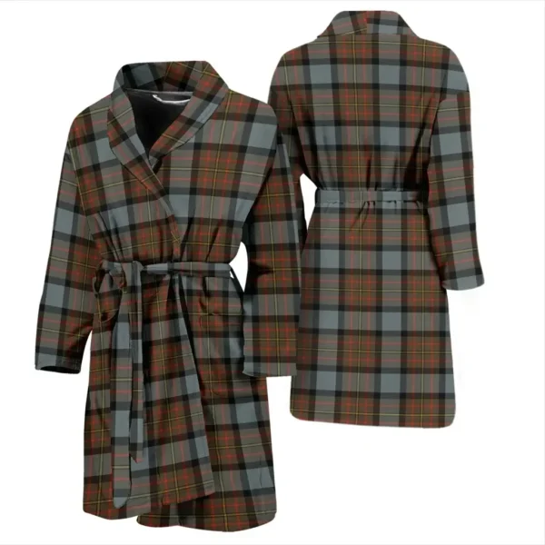 ScotClans MacLaren Weathered Bathrobe, Men Tartan Plaid Bathrobe - Image 3