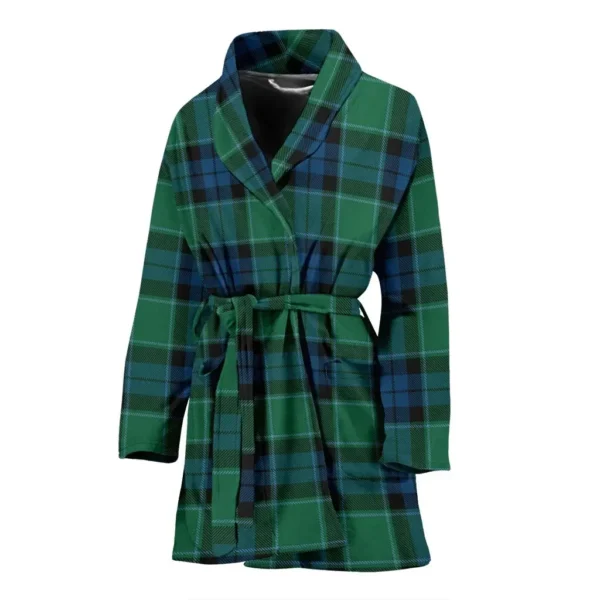 ScotClans Graham of Menteith Ancient Bathrobe, Women Tartan Plaid Bathrobe