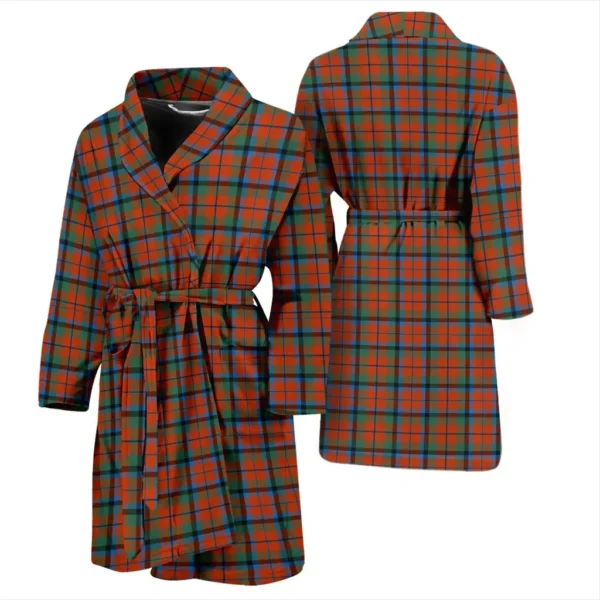 ScotClans MacNaughton Ancient Bathrobe, Men Tartan Plaid Bathrobe - Image 3