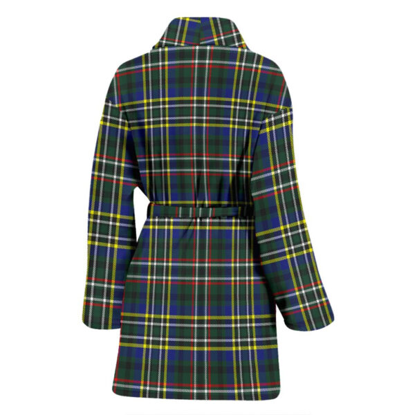 ScotClans Scott Green Modern Bathrobe, Women Tartan Plaid Bathrobe - Image 2