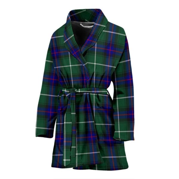 ScotClans MacDonald of the Isles Hunting Modern Bathrobe, Women Tartan Plaid Bathrobe