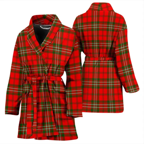 ScotClans Scott Modern Bathrobe, Women Tartan Plaid Bathrobe - Image 3