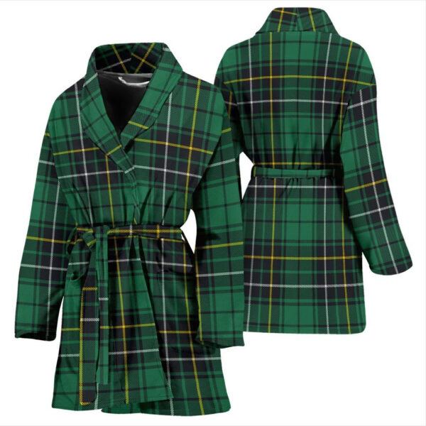 ScotClans MacAlpine Ancient Bathrobe, Women Tartan Plaid Bathrobe - Image 3