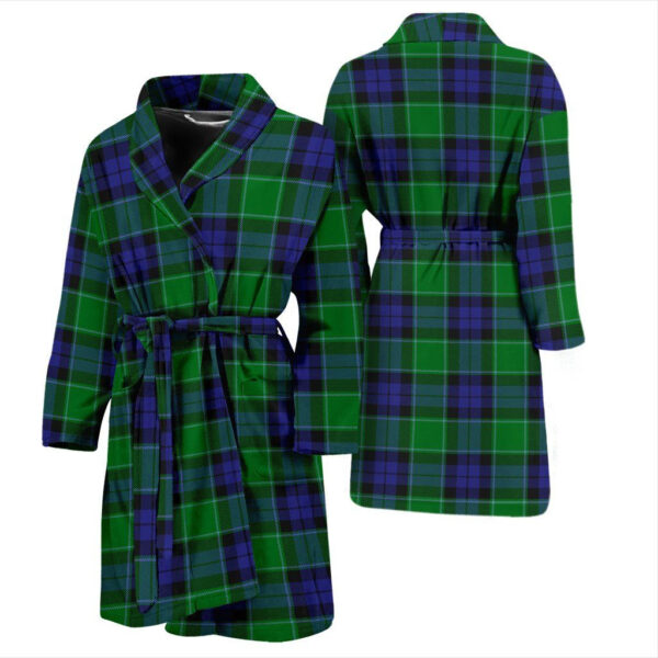 ScotClans Graham Of Menteith Modern Bathrobe, Men Tartan Plaid Bathrobe - Image 3