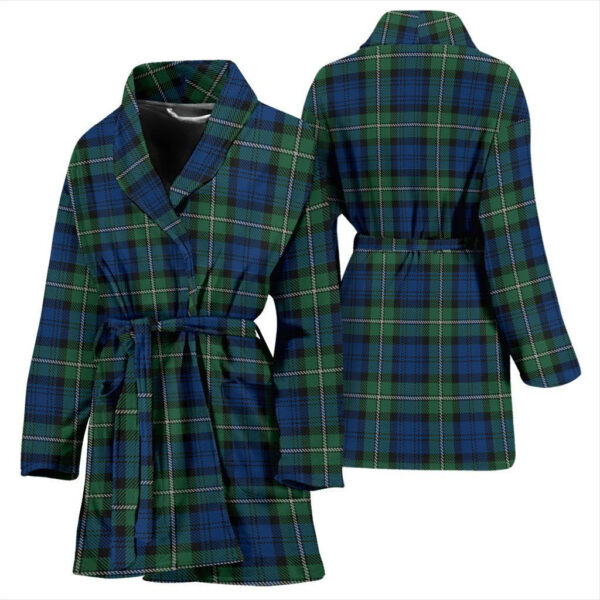 ScotClans Forbes Ancient Bathrobe, Women Tartan Plaid Bathrobe - Image 3