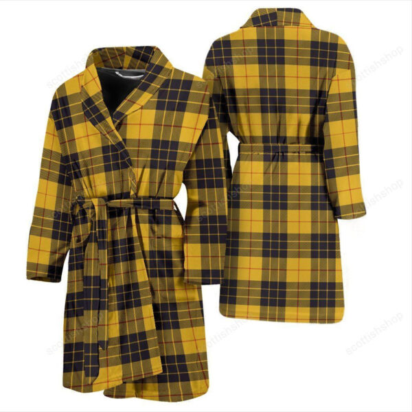 ScotClans MacLeod Of Lewis Ancient Bathrobe, Men Tartan Plaid Bathrobe - Image 3