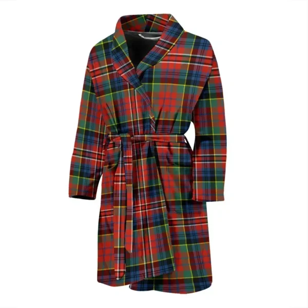 ScotClans MacPherson Ancient Bathrobe, Men Tartan Plaid Bathrobe