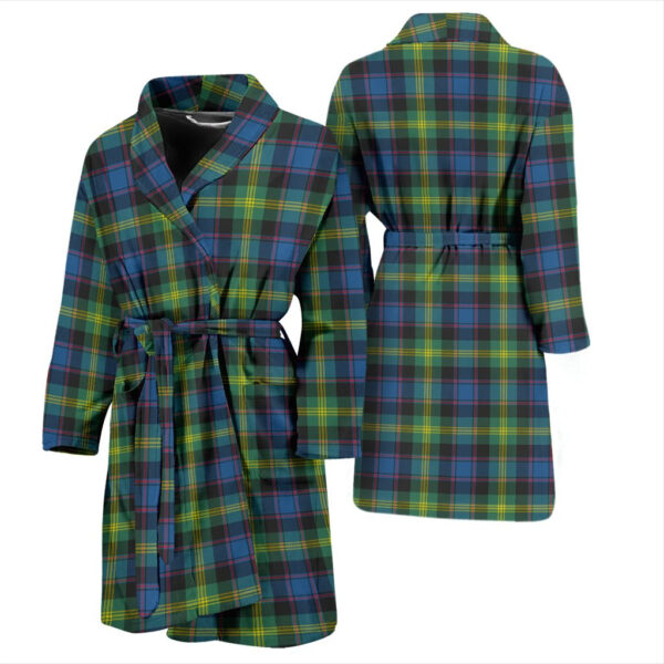 ScotClans Watson Ancient Bathrobe, Men Tartan Plaid Bathrobe - Image 3