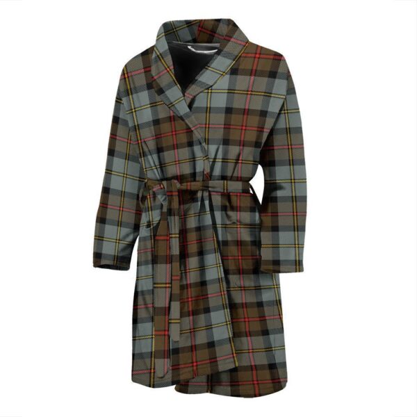 ScotClans MacLeod Of Harris Weathered Bathrobe, Men Tartan Plaid Bathrobe