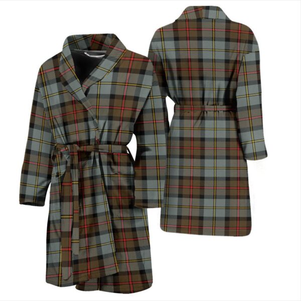 ScotClans MacLeod Of Harris Weathered Bathrobe, Men Tartan Plaid Bathrobe - Image 3