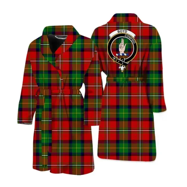 ScotClans Boyd Men Bathrobe - Boyd Bathrobe Badge