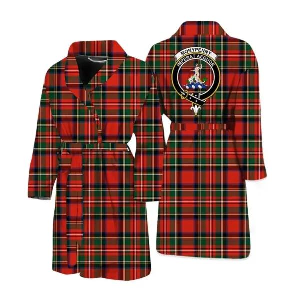 ScotClans Monypenny Men Bathrobe - Monypenny Bathrobe Badge