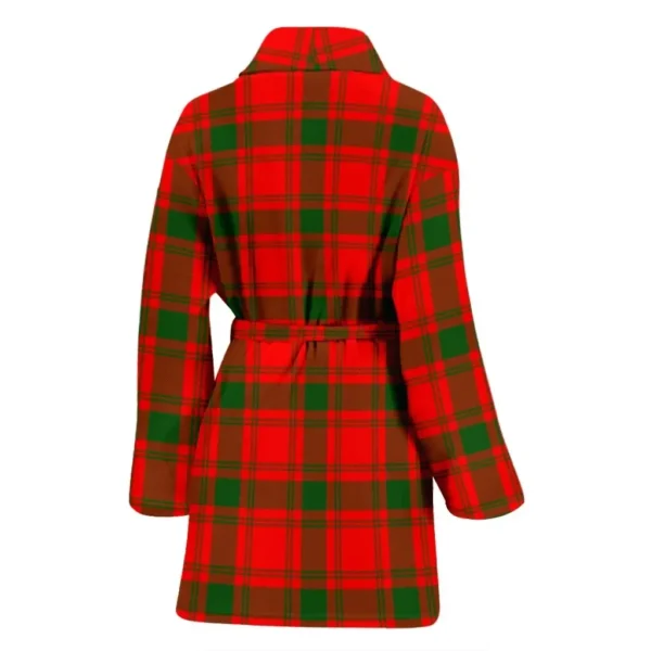 ScotClans MacQuarrie Modern Bathrobe, Women Tartan Plaid Bathrobe - Image 2