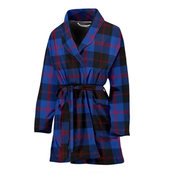 ScotClans Angus Modern Bathrobe, Women Tartan Plaid Bathrobe