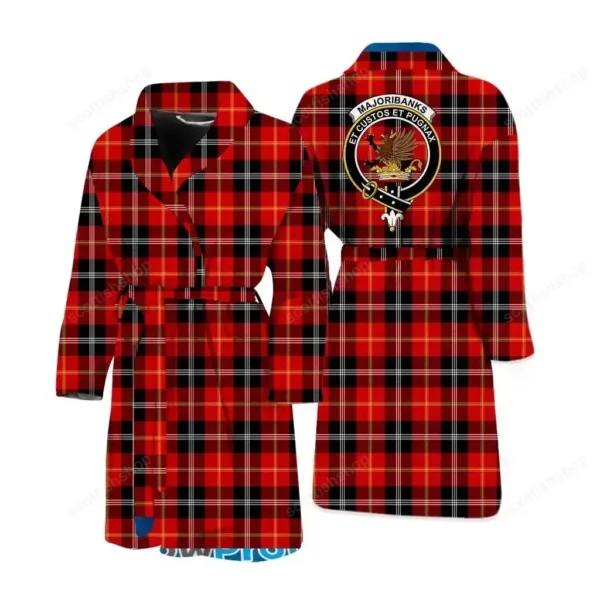 ScotClans Majoribanks Men Bathrobe - Majoribanks Bathrobe Badge