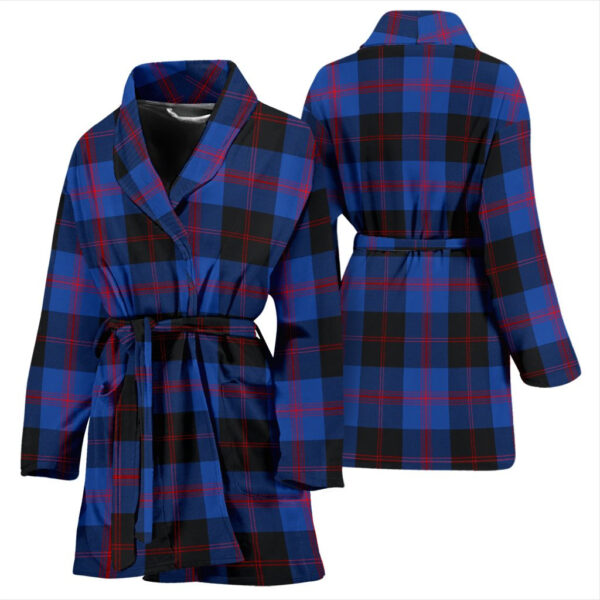 ScotClans Angus Modern Bathrobe, Women Tartan Plaid Bathrobe - Image 3