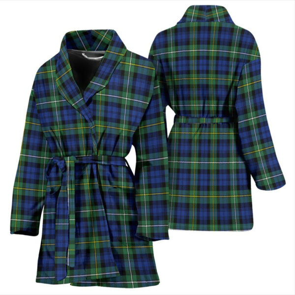 ScotClans Campbell Argyll Ancient Bathrobe, Women Tartan Plaid Bathrobe - Image 3