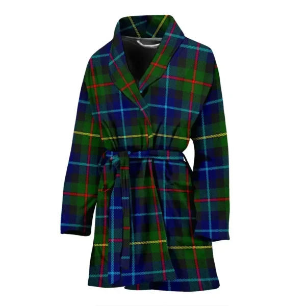 ScotClans Smith Modern Bathrobe, Women Tartan Plaid Bathrobe