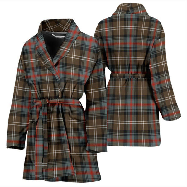 ScotClans Sutherland Weathered Bathrobe, Women Tartan Plaid Bathrobe - Image 3