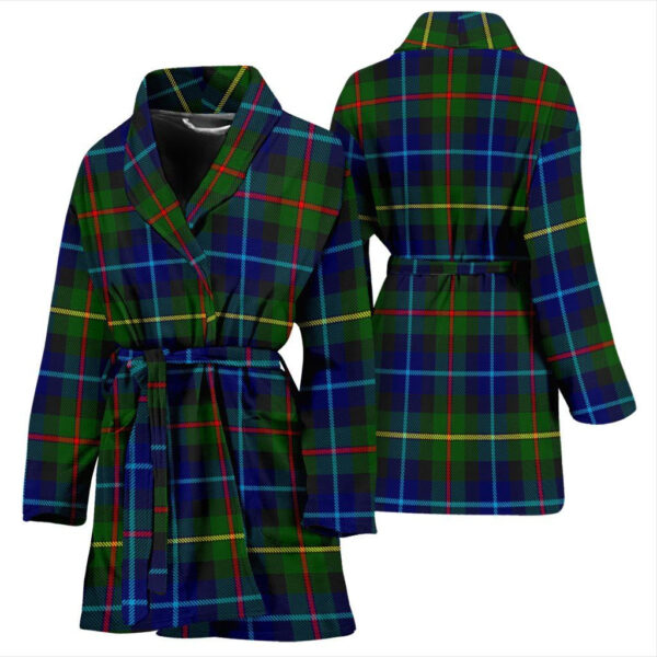 ScotClans Smith Modern Bathrobe, Women Tartan Plaid Bathrobe - Image 3