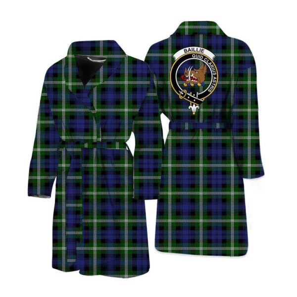 ScotClans Baillie Men Bathrobe - Baillie Bathrobe Badge