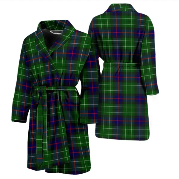 ScotClans Leslie Hunting Bathrobe, Men Tartan Plaid Bathrobe - Image 3