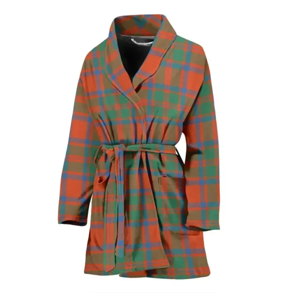 ScotClans MacKintosh Ancient Bathrobe, Women Tartan Plaid Bathrobe