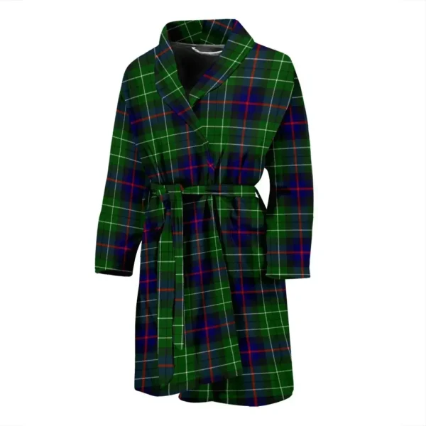 ScotClans Leslie Hunting Bathrobe, Men Tartan Plaid Bathrobe