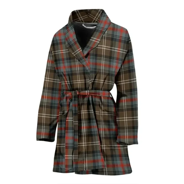 ScotClans Sutherland Weathered Bathrobe, Women Tartan Plaid Bathrobe