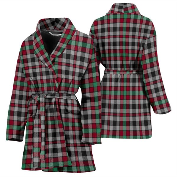 ScotClans Borthwick Ancient Bathrobe, Women Tartan Plaid Bathrobe - Image 3