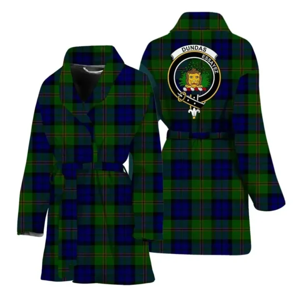 ScotClans Dundas Women Bathrobe - Dundas Bathrobe Badge