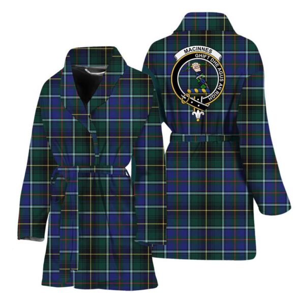 ScotClans MacInnes Women Bathrobe - MacInnes Bathrobe Badge