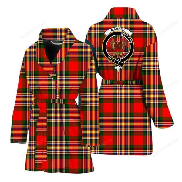 ScotClans MacGill (Makgill) Women Bathrobe - MacGill (Makgill) Bathrobe Badge