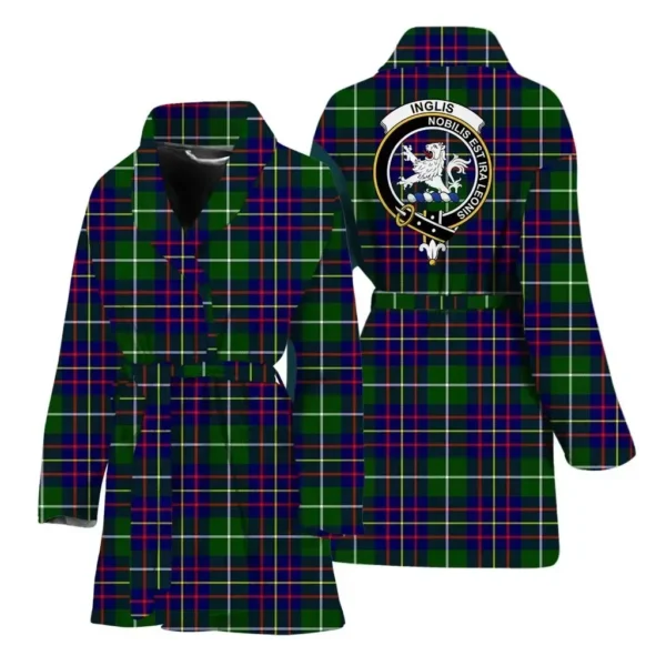 ScotClans Inglis Women Bathrobe - Inglis Bathrobe Badge