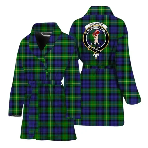 ScotClans Meldrum Women Bathrobe - Meldrum Bathrobe Badge