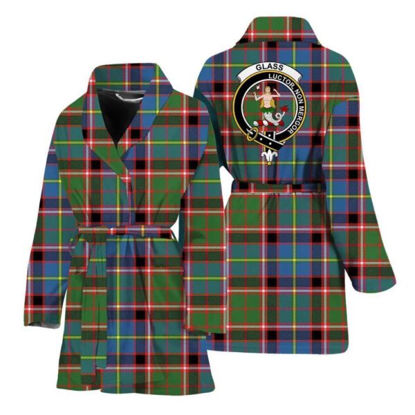 ScotClans Glass Women Bathrobe - Glass Bathrobe Badge