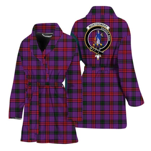 ScotClans Montgomery Women Bathrobe - Montgomery Bathrobe Badge