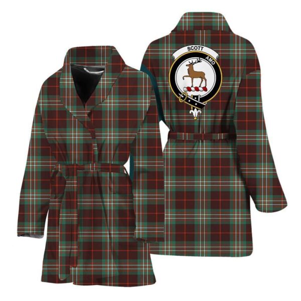 ScotClans SCOTT BROWN ANCIENT Women Bathrobe - SCOTT BROWN ANCIENT Bathrobe Badge