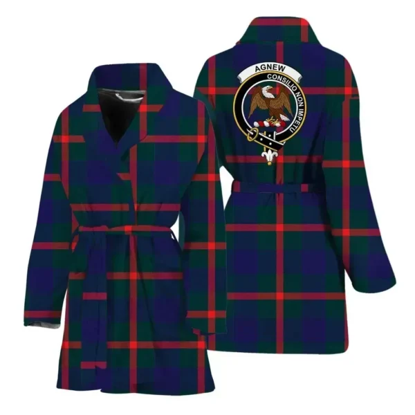 ScotClans Agnew Women Bathrobe - Agnew Bathrobe Badge