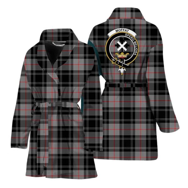 ScotClans Moffat Women Bathrobe - Moffat Bathrobe Badge