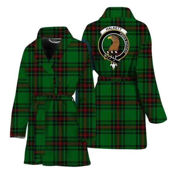 ScotClans Halkett Women Bathrobe - Halkett Bathrobe Badge