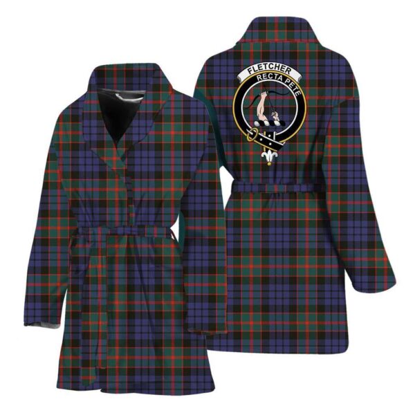 ScotClans Fletcher Women Bathrobe - Fletcher Bathrobe Badge