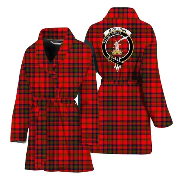 ScotClans Matheson Women Bathrobe - Matheson Bathrobe Badge